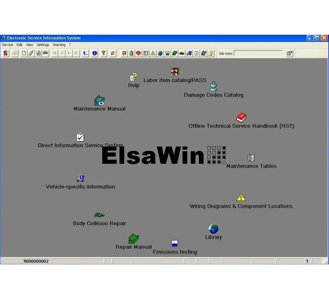 AUDI ELSA 5.3 2016 SERVICE INFORMATION SYSTEM